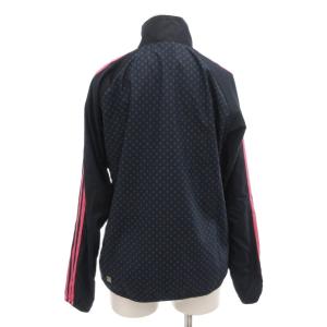 adidas セットアップ climaproof ジャージ ジャケット パンツ S イージー ドット柄 ロゴ 紺 ネイビー