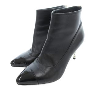 ショートブーツ 35.5 ブラック