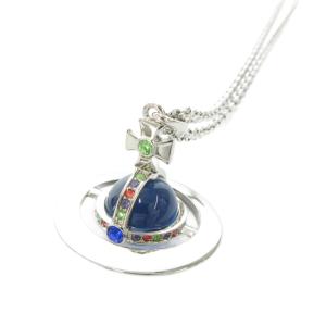 美品 2022ホリデー NEW SMALL ORB PENDANT ブルー系