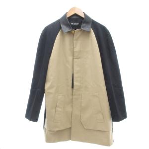 STANDARD FIT ステンカラーコート 46 ブラック ベージュ