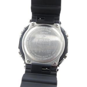 CASIO G-SHOCK 腕時計 タフソーラー アナデジ メタルベゼル 樹脂バンド Bluetooth搭載 ブラック