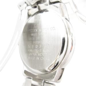 CITIZEN ウィッカ 腕時計 E030-S006015 アナログウォッチ ソーラー  エコドライブ シェル文字盤 シルバーカラー