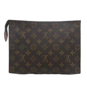 LOUIS VUITTON ヴィンテージ モノグラム ポッシュトワレット26 セカンドバッグ ブラウン M47542