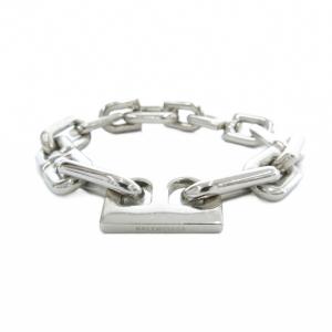BALENCIAGA B Chain スリム チェーン ブレスレット M シルバーカラー