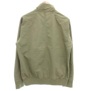 LACOSTE 2.5レイヤースイングトップジャケット ブルゾン M ジップアップ ロゴワッペン ナイロン カーキ BH063EL