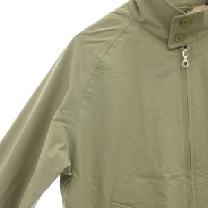 LACOSTE 2.5レイヤースイングトップジャケット ブルゾン M ジップアップ ロゴワッペン ナイロン カーキ BH063EL
