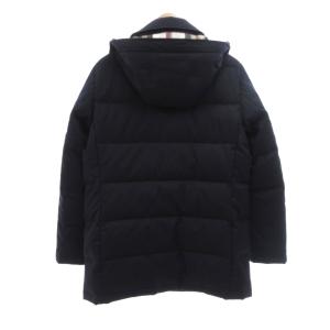 MACKINTOSH LONDON ダウンコート 裏地チェック 40 ネイビー