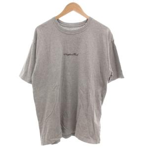 24SS NH.TEE SS-8 ロゴプリントTシャツ 半袖 L クルーネック グレー 241PCNH-ST08