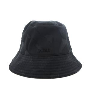 BURBERRY モノグラム ジャカード バケットハット L ブラック 8048768