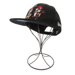 NEW ERA クッピーラムネ 9FIFTY キャップ 野球帽 帽子 刺繍 黒 ブラック /AE