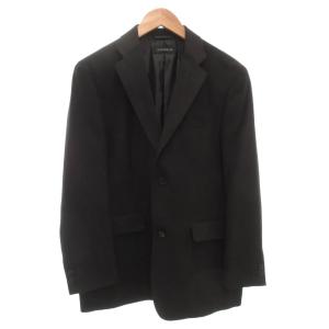 美品 テーラードジャケット M 総裏地 シングル マイクロファイバー 黒 ブラック  /AE