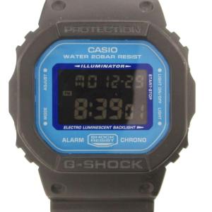 腕時計 DW-5600SN-1JF デジタルウォッチ クオーツ 黒 ブラック 青 ブルー /AE