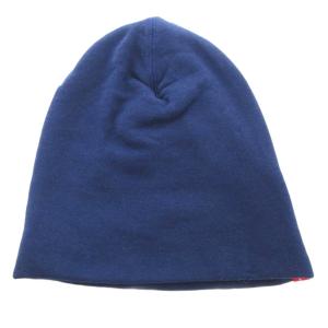 BEAMS 別注 吊裏 ワッチキャップ スウェット 帽子 紺 ネイビー /AE
