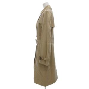 BURBERRY LONDON トレンチコート ライナー 裏地ノバチェック ベルト付き 36 ベージュ /UO