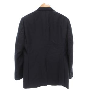 Brooks Brothers テーラードジャケット 38SHT 背抜き シングル モヘア 紺 ダークネイビー  /AE