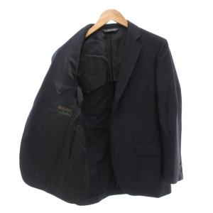 Brooks Brothers テーラードジャケット 38SHT 背抜き シングル モヘア 紺 ダークネイビー  /AE