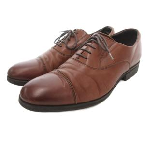 RUNWALK GORE-TEX ビジネスシューズ 革靴 25.5cm レザー 茶 ブラウン WR819P