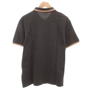FRED PERRY ポロシャツ 半袖 XL 鹿の子 ツインティップ ロゴ 刺繍 グレー M3600 M35 /AE