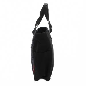Manhattan Portage 美品 トートバッグ ショルダー 2WAY ロゴ 黒 ブラック CORDURA /AE