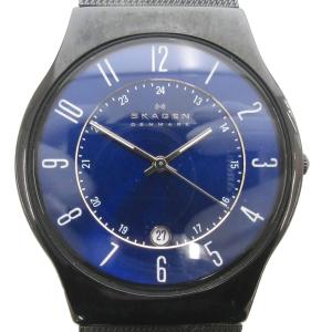 腕時計 ウォッチ クォーツ チタン T233XLTMN 文字盤ブルー 黒 ブラック 紺 ネイビー /GV