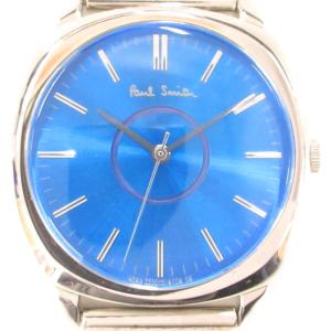 ジャンク品 腕時計 5530-F52258 アナログウォッチ クォーツ メッシュバンド 文字盤ブルー シルバーカラー