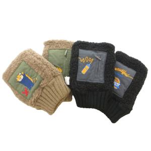 ビューティフルシャドーバーガー イカク ボアグローブ まとめ 2点セット 黒 ブラック ベージュ 111000108