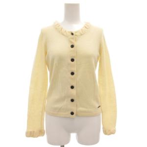 カシミアカーディガン ニット 長袖 1 アイボリー /GV