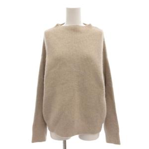 タグ付き HAMILTON アンゴラハイネックプルオーバー ニット セーター F 長袖 ベージュ 316-05-0475-2199