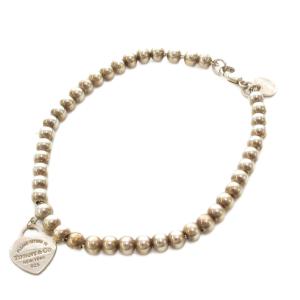 リターントゥ ブルーハート タグ ビーズ ブレスレット AG925