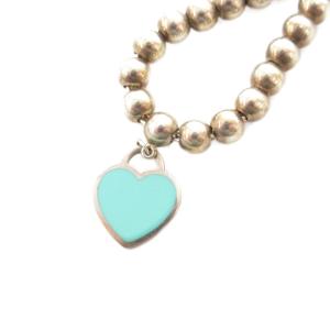 TIFFANY&Co. リターントゥ ブルーハート タグ ビーズ ブレスレット AG925
