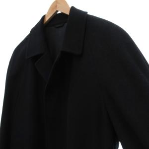CHESTER BARRIE バルマカーンコート カシミヤ100％ 6R-48 ブラック