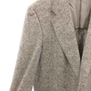 CHESTER BARRIE テーラードジャケット シングル カシミア 2B 背抜き ノーベント 96AB5 ライトグレー /GV