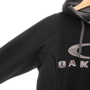 OAKLEY パーカー フーディ L プルオーバー ロゴ プリント 長袖 黒 ブラック /AE