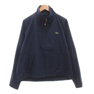 ヴィンテージ IZOD ハリントンジャケット XL スイングトップ ジップアップ ロゴ 紺 ネイビー /AE