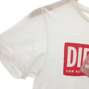 DIESEL Tシャツ 半袖 16 ロゴ クルーネック 白 ホワイト /AE