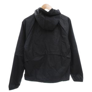 UNDER ARMOUR UNDERARMOUR 美品 UAラッシュ ウーブン アノラック パーカー フーディ SM プルオーバー 長袖 ナイロン 黒 ブラック