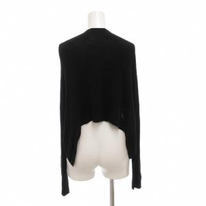 DAISY LIN 美品 Seaweed cardigan カーディガン ニット 38 長袖 薄手 黒 ブラック /AE