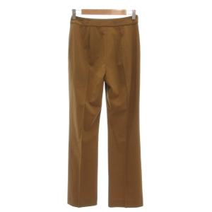 ADEAM スラックス パンツ センタープレス ストレッチ 0 茶 ブラウン 44021 /UO