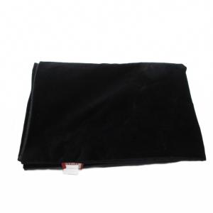 ストール ショール ベルベット 黒 ブラック /FF