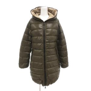 ACE ダウンコート 40 フード ロング丈 カーキ 202-D8111140N00-1035R /AE