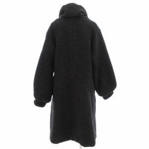 EPOCA ニットコート 40 ショールカラー ウール ブラック M5B09-668-08