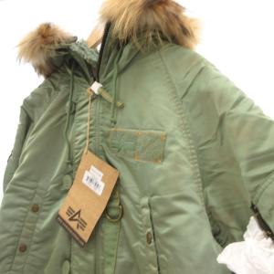 ALPHA INDUSTRIES 55周年記念 限定 N-3B フライトジャケット L ヴィンテージグリーン