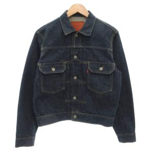 2nd デニムジャケット 38 赤耳 ビッグE 71507XX 復刻 ダークインディゴ