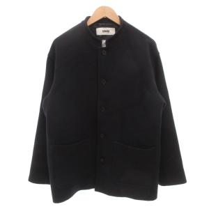 ハミルトン HAMILTON スタンドカラーコート L ショート メルトンウール 紺 ネイビー 19-011-464-6000-3-0