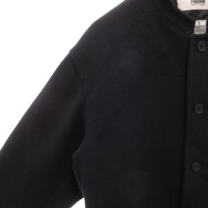 JOURNAL STANDARD relume ハミルトン HAMILTON スタンドカラーコート L ショート メルトンウール 紺 ネイビー 19-011-464-6000-3-0