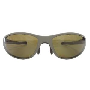 スポーツサングラス メガネ バイカラー サイドロゴ 6217 130 グレー 茶 ブラウン TH6004