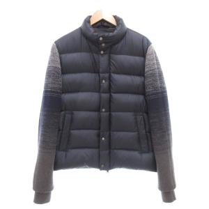 Resort ナイロンウルトラライト ミドルゲージニットハイブリッドダウンブルゾン