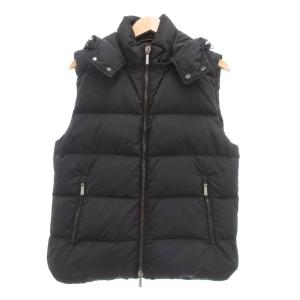 FIRE-WK ダウンベスト フード 2way ジップアップ 50 ブラック