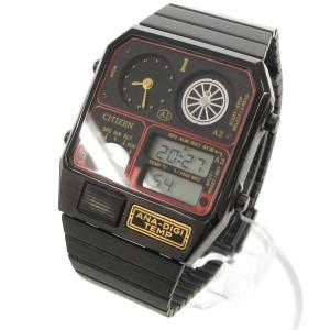 CITIZEN 鉄道開業150周年モデル 腕時計 アナデジデンプ クォーツ スクエア JG2135-68E