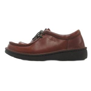 Clarks active AIR サルタンサン ワラビーシューズ 革靴 8.5 26.5cm レザー 茶 ブラウン
